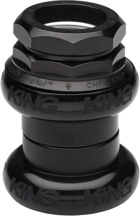 Juego de dirección Chris King GripNut de 1 pulgada bajo la voz, color negro