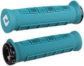 ODI Elite Pro V2.1 Grips - Turquoise/Black Lock-On