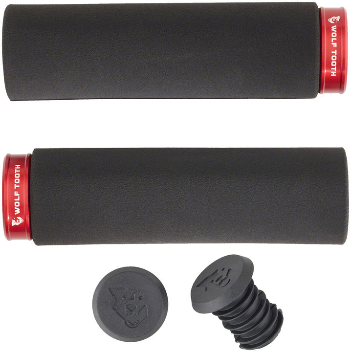 Puños con bloqueo Wolf Tooth Fat Paw - Negro/Rojo