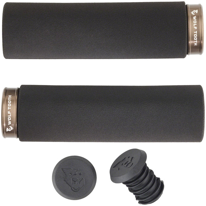 Puños con bloqueo Wolf Tooth Fat Paw - Negro/Espresso