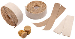 Cinta de manillar Brooks Cotton Cork - 1,5 mm, color natural