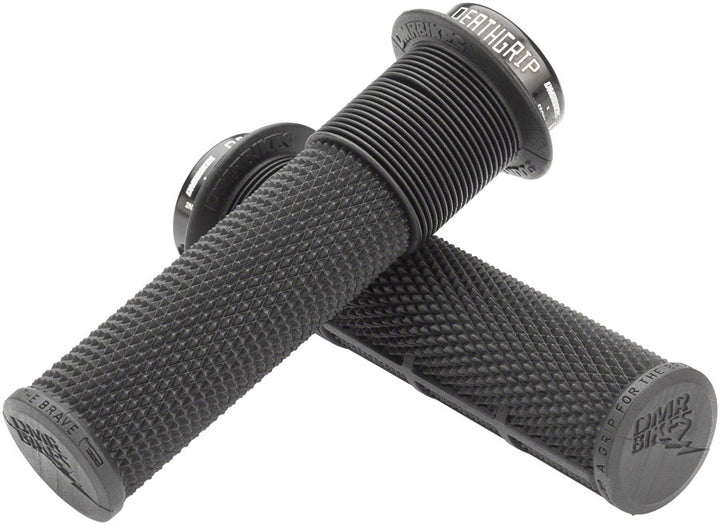 Puños con brida DMR DeathGrip - Finos, negros y con bloqueo