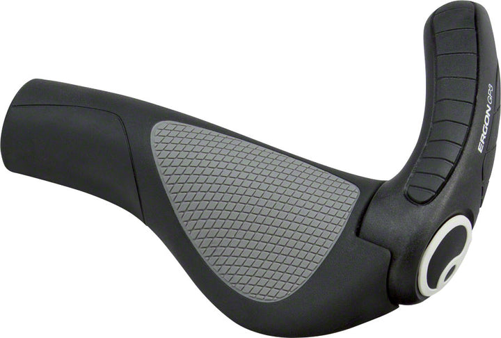 Puños Ergon GP3 de 100 mm con extremo de manillar compuesto, tamaño pequeño >