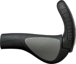 Puños Ergon GP3 - Negro/Gris con bloqueo grande