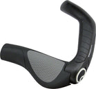 Puños Ergon GP5 - Negro/Gris con bloqueo, tamaño pequeño