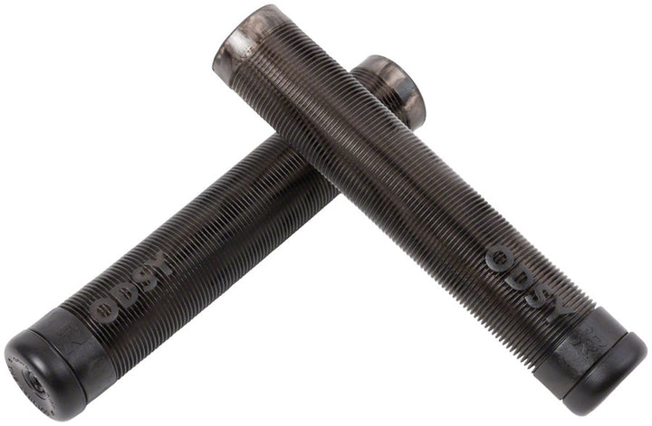 Puños Odyssey BROC - Remolino negro/transparente