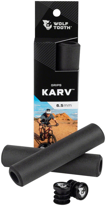 Puños de dientes de lobo Karv - Negro