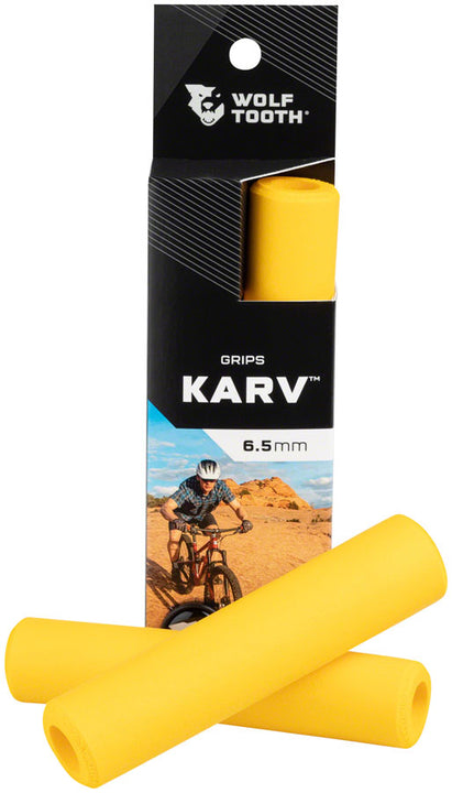 Puños Karv con dientes de lobo - Amarillos