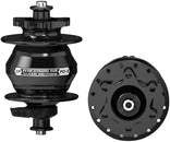 Buje delantero con dinamo SP Serie 8 - PD-8 6V- 3W QR x 100 mm, 6 pernos, 32H, negro