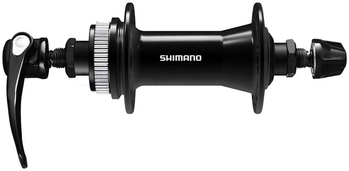 Shimano Deore HB-QC400 Front Hub - QR x 100mm Center-Lock Disc Black 36H