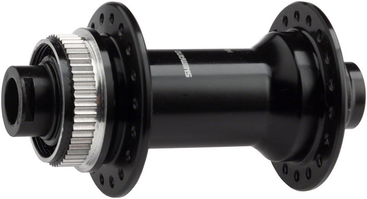 Buje delantero Shimano 105 HB-R7000 - 12 x 100 mm, Center-Lock, negro, 32 agujeros