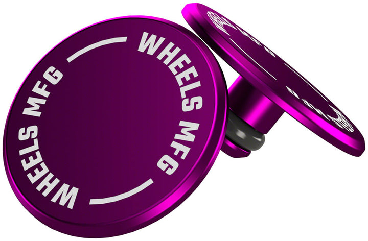 Wheels Manufacturing Wheels Manufacturing Standard Thru Axle Cap Set - Purple