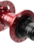 Buje trasero DT Swiss 240 DEG - 12 x 148 mm, 6 tornillos, XD, edición limitada, rojo, 32 agujeros, 90 puntos