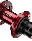 Buje trasero DT Swiss 240 DEG - 12 x 148 mm, 6 tornillos, XD, edición limitada, rojo, 32 agujeros, 90 puntos