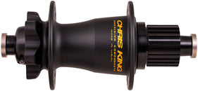 Chris King Boost Rear Hub - 12 x 148mm 6-Bolt MicroSpline Matte BLK/Gold 32H