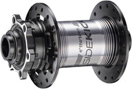 e*thirteen Sidekick Front Hub - 15/20 x 110mm 6-Bolt Disc BLK/Sterling Silver 28H