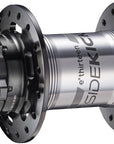 e*thirteen Sidekick Front Hub - 15/20 x 110mm 6-Bolt Disc BLK/Sterling Silver 28H