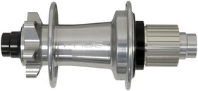Buje trasero Hope Pro 5 - 12 x 148 mm, 6 tornillos, micro estrías, plateado, 32 agujeros
