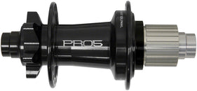 Buje trasero Hope Pro 5 - 12 x 148 mm, 6 tornillos, micro estrías, negro, 32 agujeros