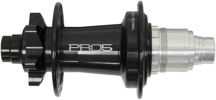 Buje trasero Hope Pro 5 - 12 x 148 mm, 6 tornillos, XD, negro, 32 agujeros