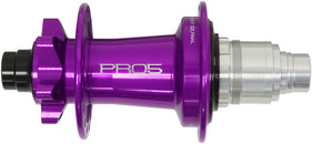 Buje trasero Hope Pro 5 - 12 x 148 mm, 6 tornillos, XD, morado, 32 agujeros
