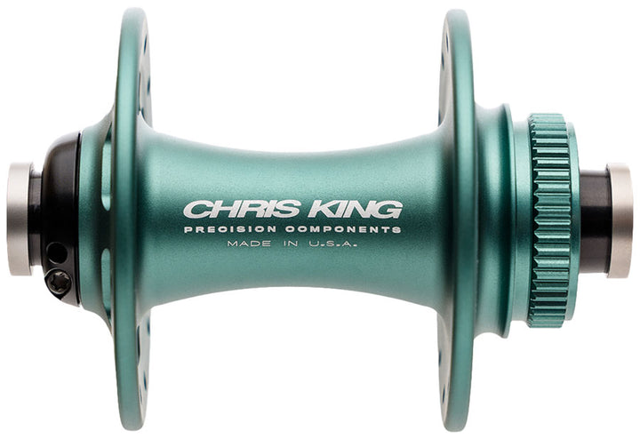 Chris King R45D Front Hub - 12 x 100mm Center-Lock Matte Jade 24H