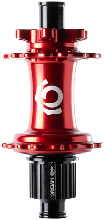 Buje trasero Industry Nine Hydra 2 Classic - 12 x 148 mm, 6 tornillos, microestriado, rojo, 32 agujeros