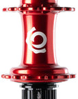 Buje trasero Industry Nine Hydra 2 Classic - 12 x 148 mm, 6 tornillos, microestriado, rojo, 28 agujeros
