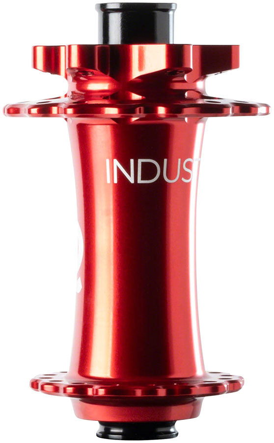 Buje delantero Industry Nine Hydra 2 Classic - 15 x 110 mm, 6 tornillos, rojo, 28 agujeros