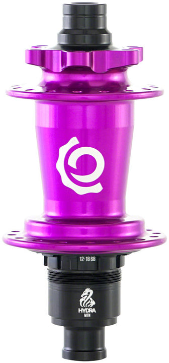 Buje trasero Industry Nine Hydra Classic - 12 x 148 mm, 6 tornillos, XD, morado, 28 agujeros
