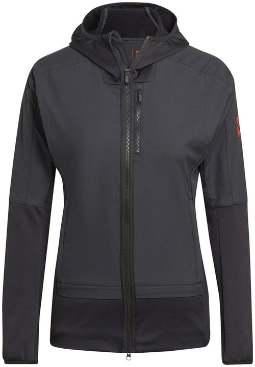 Chaqueta polar Five Ten - Mujer, negra, talla pequeña