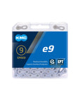KMC e9 EPT eBike Chain - 9 Speed 136 Links Grey