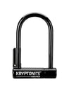 Candado en U Kryptonite Keeper de 3,25 x 6 pulgadas con llave negra. Incluye soporte.