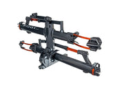 Portabicicletas de enganche Kuat NV 2.0 - Receptor de 2" para 2 bicicletas, color gris metalizado/naranja