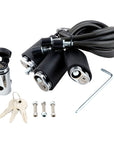 Car Rack Part Kuat Cable Lock w/Lock Hitch Pin Triple Black