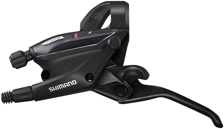 Shimano Altus ST-EF505-2L - Maneta de cambio/freno EZ-Fire Plus izquierda de 2 velocidades, freno de disco hidráulico, color negro