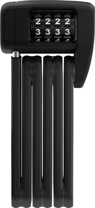 Abus BORDO Lite Mini 6055C/60 Folding Lock - Combination 2 5mm SH Bracket BLK