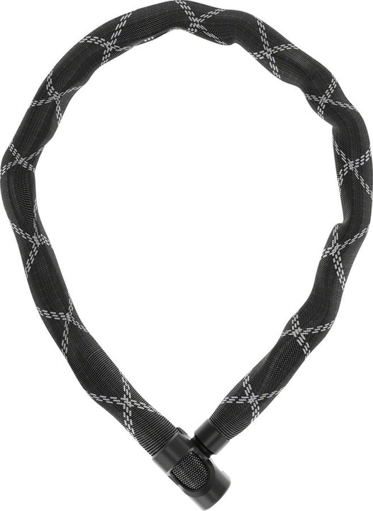 Candado de cadena Abus IvyTex 6210 - 110 cm con llave. Negro