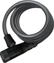 ABUS Primo 5510 Keyed Coiled Cable Lock: 180cmx10mm With Mount Black