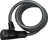 ABUS Star 4508 Keyed Coiled Cable Lock: 150cm x 8mm Black