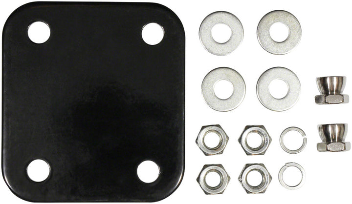 Kit de montaje de accesorios para anclaje al suelo Kryptonite Evolution para camión y remolque - Negro