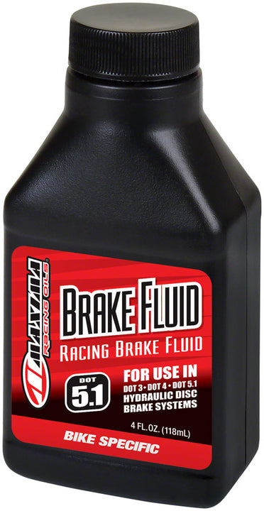 Líquido de frenos estándar DOT 5.1 de Maxima Racing Oils, 4 onzas líquidas (goteo)