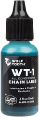 Lubricante de cadena Wolf Tooth WT-1 para todas las condiciones - 0.5 oz