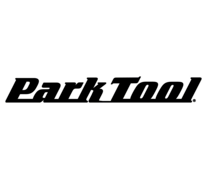 Calcomanía con el logotipo horizontal negro del modelo DL-36B de Park Tool