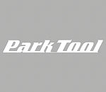 Calcomanía con el logotipo horizontal blanco de Park Tool DL-36W