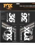FOX Heritage Decal Kit for Forks and Shocks White