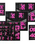 FOX Heritage Decal Kit for Forks and Shocks Pink