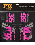 FOX Heritage Decal Kit for Forks and Shocks Pink