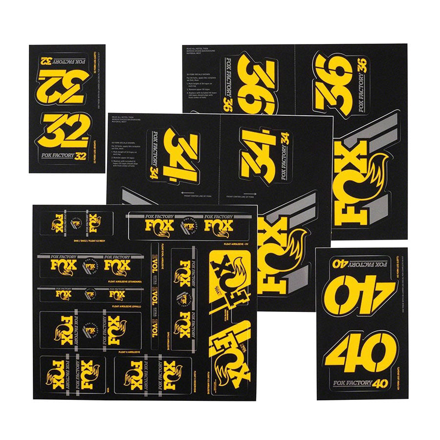 Fox Heritage Decal Kit - Thumbnail 5