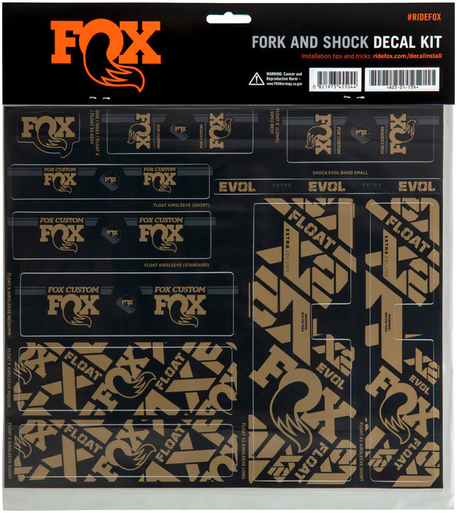 Kit de calcomanías para horquilla y amortiguador FOX - Kash